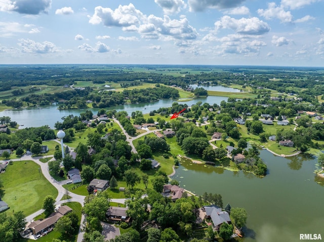 910 Fyre Lake Dr, Sherrard, IL 61281 - drone / aerial view of a large body of water