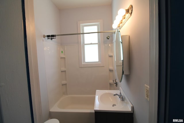 1416 Payson Ave, Quincy, IL 62301 - bathroom with vanity and bathtub / shower combination