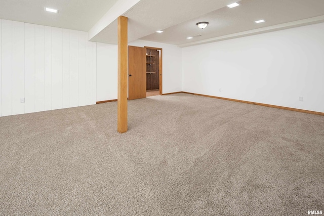 4554 Bunker Hill Dr, Bettendorf, IA 52722 - finished basement featuring carpet and baseboards