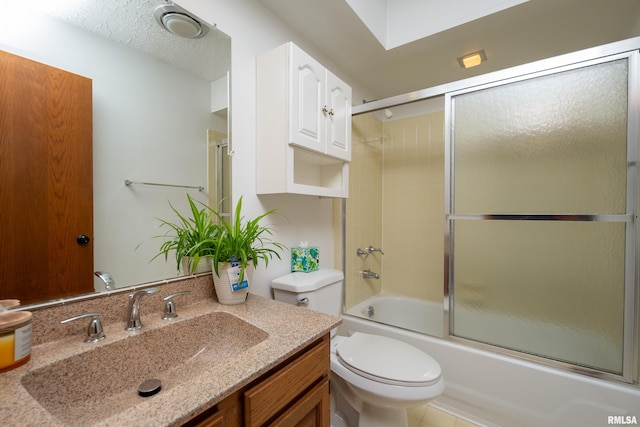 4554 Bunker Hill Dr, Bettendorf, IA 52722 - bathroom with vanity and combined bath / shower with glass door