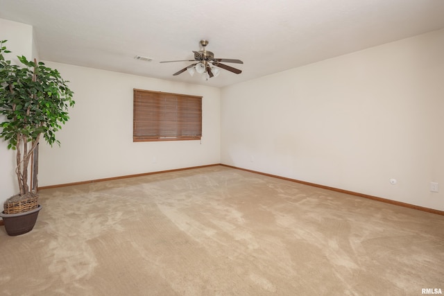 4554 Bunker Hill Dr, Bettendorf, IA 52722 - unfurnished room featuring ceiling fan and light colored carpet