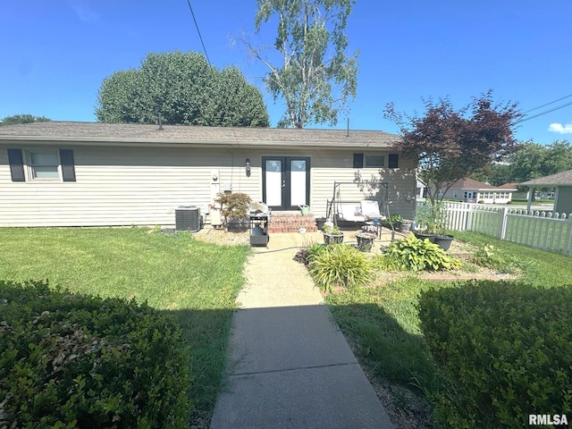 502 S Day St, West Frankfort, IL 62896 - back of house featuring french doors and a patio area