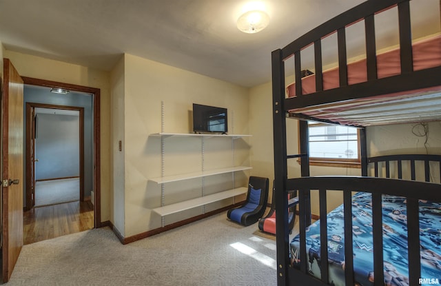 1221 4th St, Camanche, IA 52730 - bedroom with carpet floors and baseboards