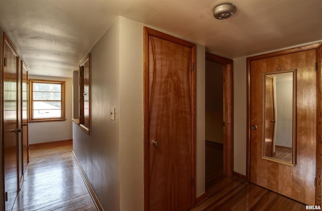 1221 4th St, Camanche, IA 52730 - corridor with wood finished floors