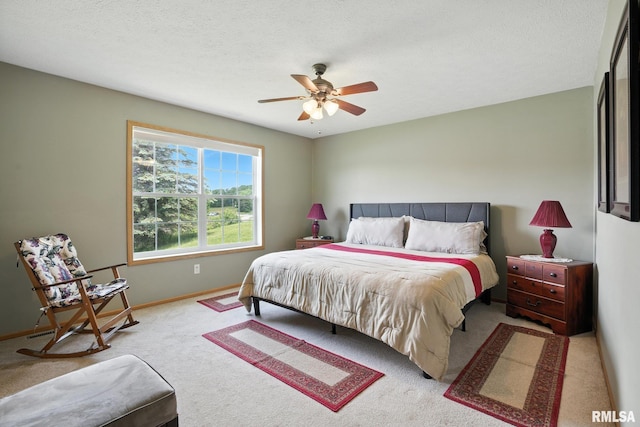 106 Valley View Dr, Sherrard, IL 61281 - bedroom featuring carpet flooring and ceiling fan