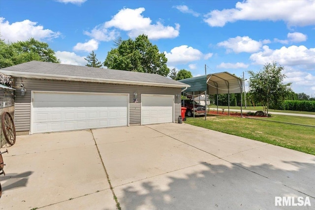 524 6th St, Andover, IL 61233 - garage featuring a detached garage
