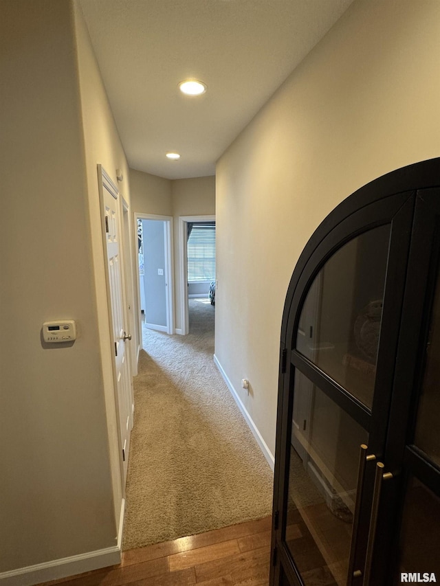 310 Westminster Rd, Germantown Hills, IL 61548 - hallway featuring recessed lighting and wood finished floors