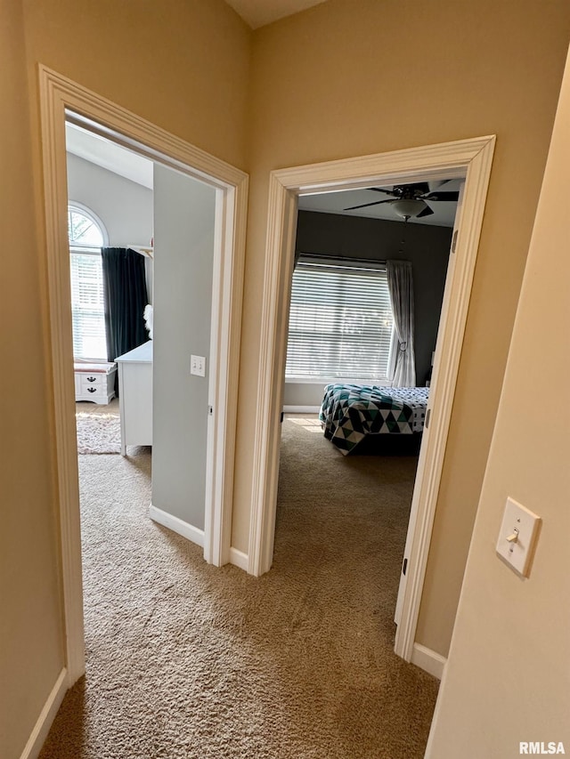 310 Westminster Rd, Germantown Hills, IL 61548 - hallway featuring carpet and baseboards