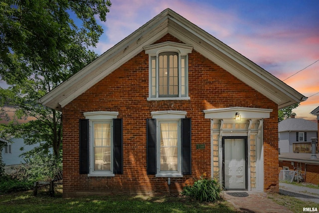 107 S High St, Port Byron, IL 61275 - view of front of home with brick siding