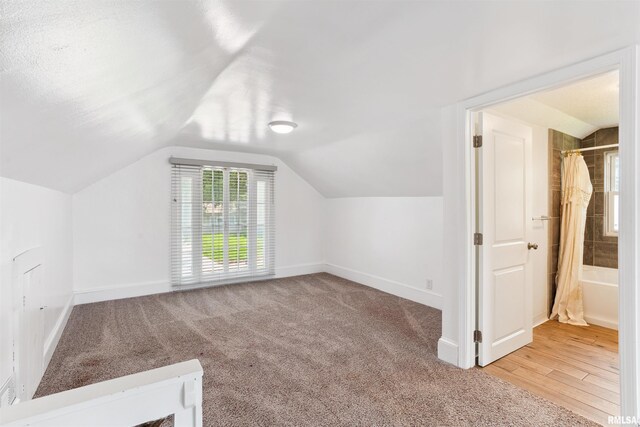 107 S High St, Port Byron, IL 61275 - bonus room with lofted ceiling and carpet