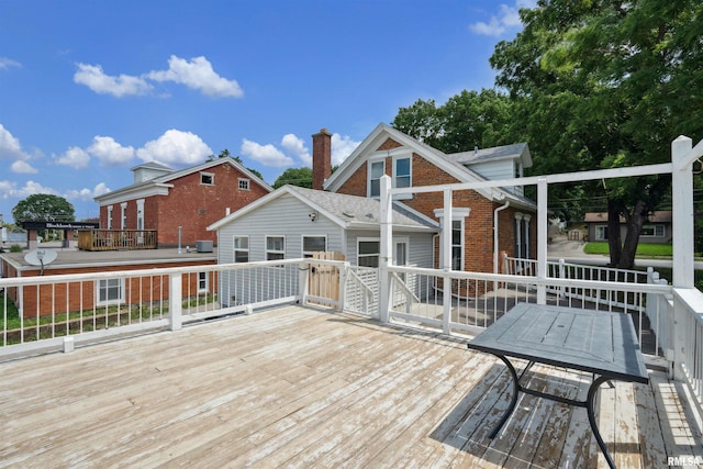 107 S High St, Port Byron, IL 61275 - view of wooden terrace