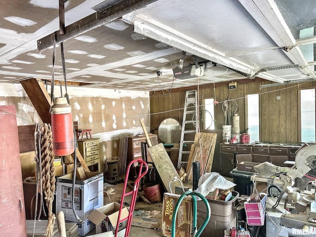 900 E 4th St, West Frankfort, IL 62896 - garage featuring a garage door opener