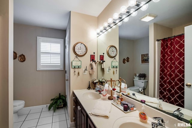 805 New Day Way, Marion, IL 62959 - full bathroom featuring tile patterned floors and double vanity