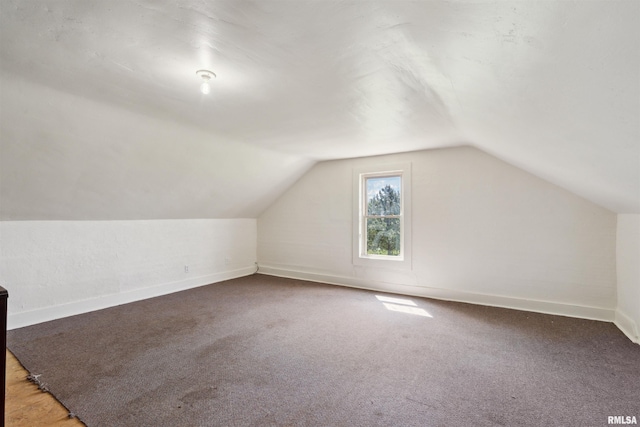829 Union Ave, Lowden, IA 52255 - bonus room featuring vaulted ceiling and carpet