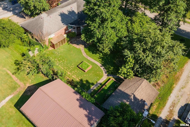 613 S Locust, West Frankfort, IL 62896 - view from above of property