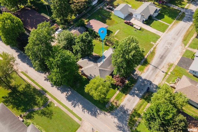 613 S Locust, West Frankfort, IL 62896 - aerial view of residential area