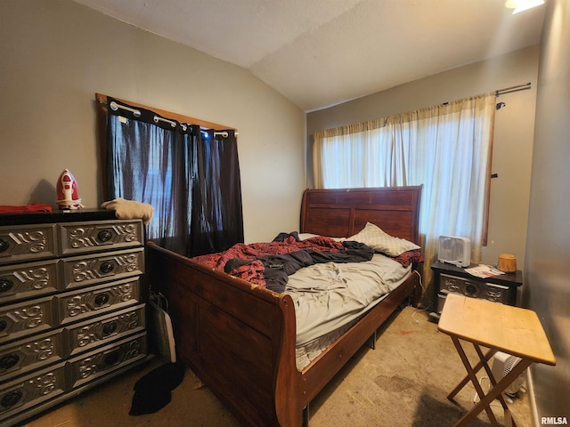 3217 18th Ave, Rock Island, IL 61201 - bedroom featuring lofted ceiling and carpet flooring