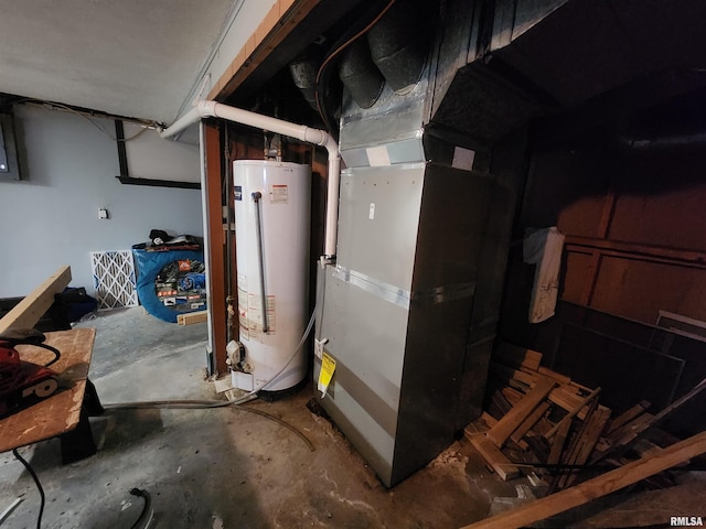 3217 18th Ave, Rock Island, IL 61201 - utilities featuring water heater and heating unit