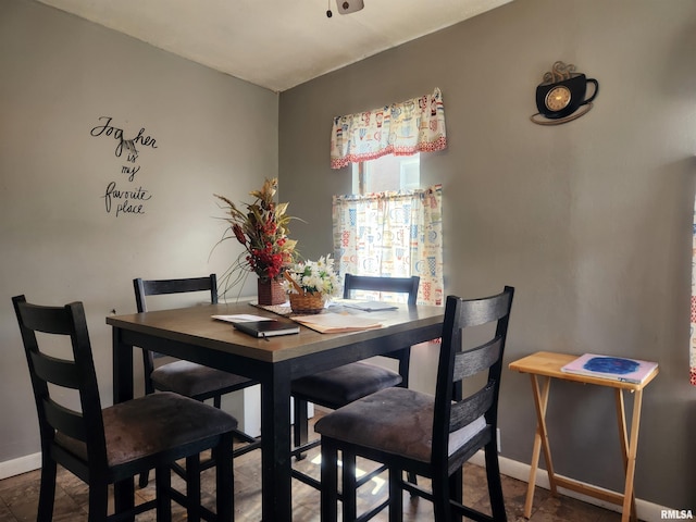 3217 18th Ave, Rock Island, IL 61201 - dining space featuring baseboards