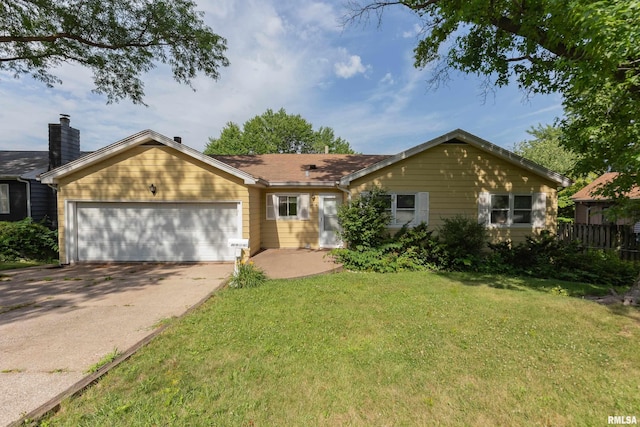 2518 13th St, Rock Island, IL 61201 - single story home featuring an attached garage and driveway