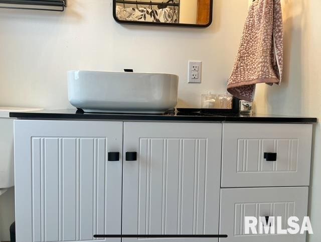 402 SW 7th Ave, Aledo, IL 61231 - detailed view of vanity and toilet