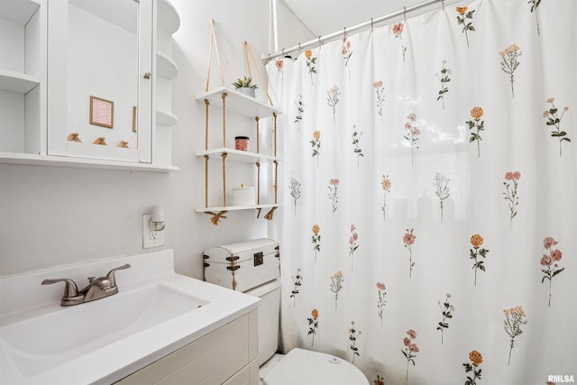 24 Berkshire Dr, Rock Island, IL 61201 - full bath with vanity and a shower with curtain
