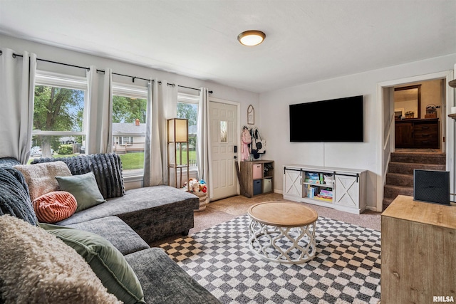 24 Berkshire Dr, Rock Island, IL 61201 - carpeted living room with plenty of natural light