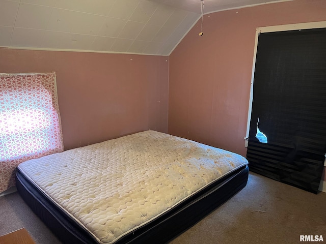 247 W Garfield St, Kewanee, IL 61443 - carpeted bedroom featuring lofted ceiling