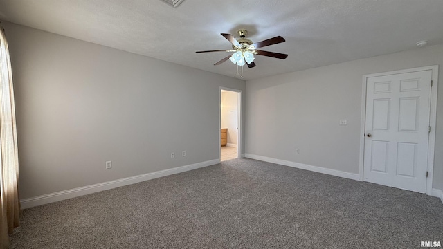 11279 Nora Ln, Carterville, IL 62918 - empty room featuring ceiling fan, carpet flooring, and a smoke detector