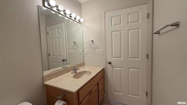 11279 Nora Ln, Carterville, IL 62918 - half bath featuring vanity and tile patterned floors