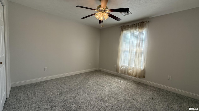 11279 Nora Ln, Carterville, IL 62918 - carpeted spare room with a ceiling fan and baseboards