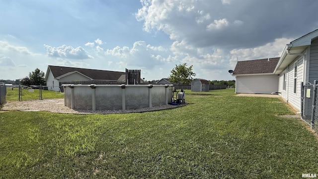 11279 Nora Ln, Carterville, IL 62918 - view of yard with a storage shed