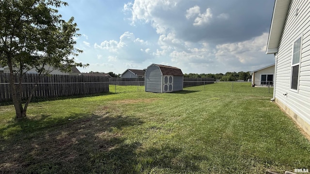 11279 Nora Ln, Carterville, IL 62918 - fenced backyard featuring a storage shed