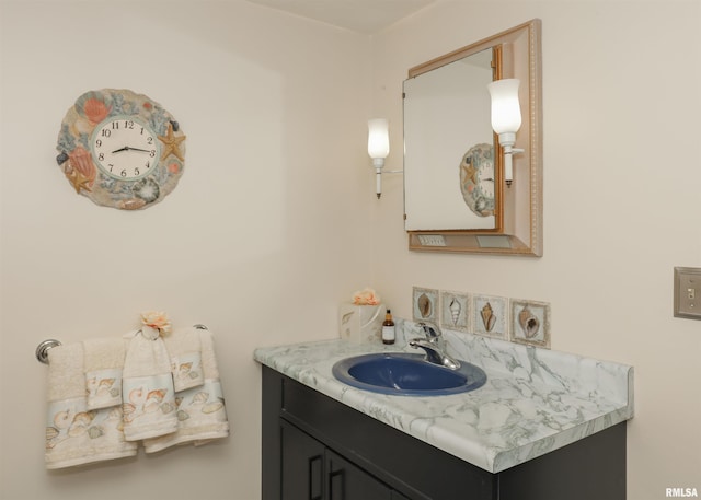 8527 W 17th St, Rock Island, IL 61201 - bathroom featuring vanity