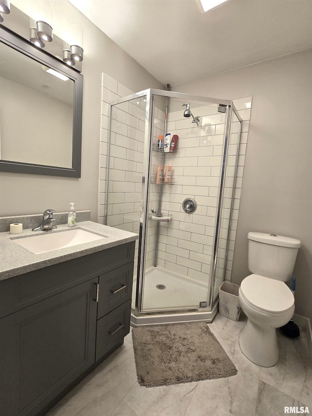800 13th Ave, Fulton, IL 61252 - bathroom featuring vanity and a stall shower