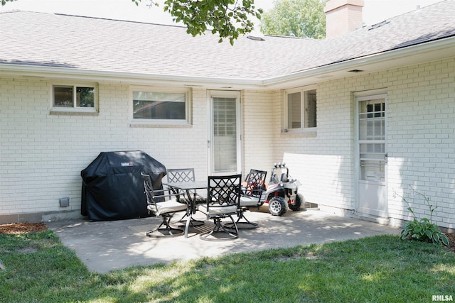 300 S 1st St, Camp Point, IL 62320 - view of patio featuring grilling area