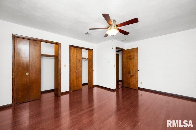 22 Pleasant View Dr, Annawan, IL 61234 - unfurnished bedroom with wood finished floors and ceiling fan