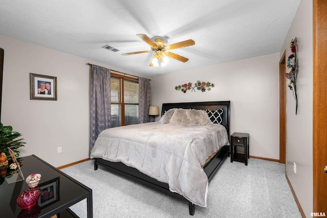 12828 25th Street Ct, Milan, IL 61264 - bedroom with carpet flooring and ceiling fan