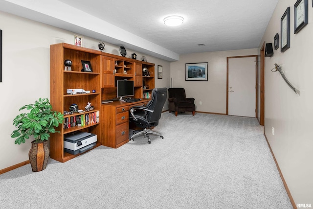 12828 25th Street Ct, Milan, IL 61264 - office area featuring light carpet