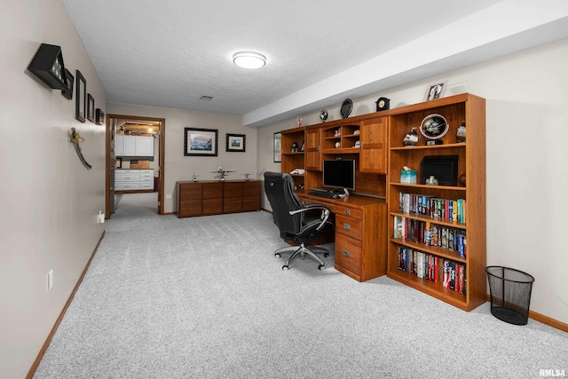12828 25th Street Ct, Milan, IL 61264 - office area with light carpet