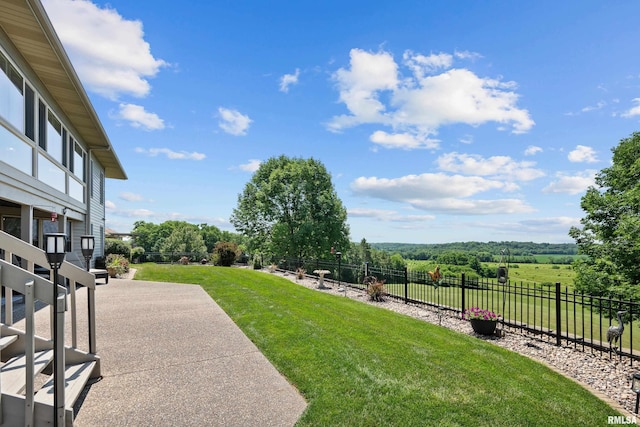 12828 25th Street Ct, Milan, IL 61264 - view of yard featuring a patio area