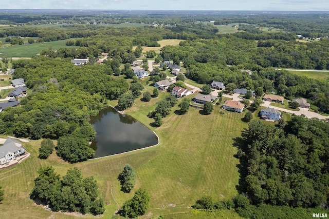 12828 25th Street Ct, Milan, IL 61264 - aerial view of property and surrounding area with a nearby body of water and nearby suburban area