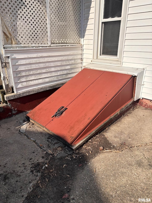 324 S Cottage St, Kewanee, IL 61443 - exterior view of a bulkhead entry
