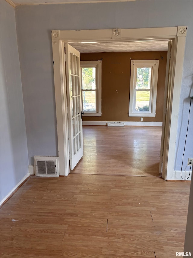 324 S Cottage St, Kewanee, IL 61443 - corridor with light wood-type flooring and plenty of natural light