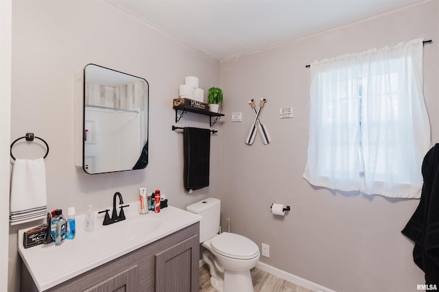 504 E Vermont St, Carterville, IL 62918 - bathroom with vanity and wood finished floors