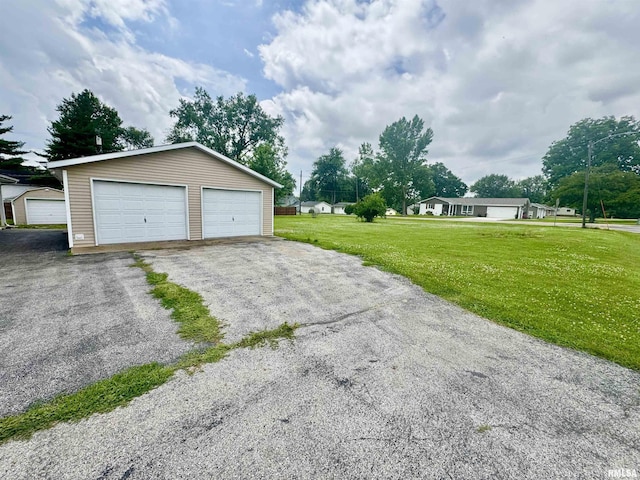 15 5th St, Matherville, IL 61263 - view of detached garage