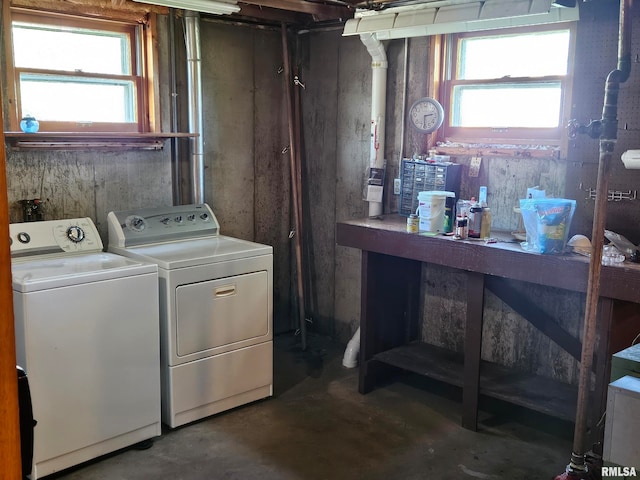 30154 395th Ave, Bellevue, IA 52031 - washroom featuring independent washer and dryer and healthy amount of natural light