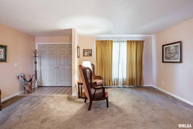 1903 Melvin Rd, West Frankfort, IL 62896 - sitting room with carpet and baseboards