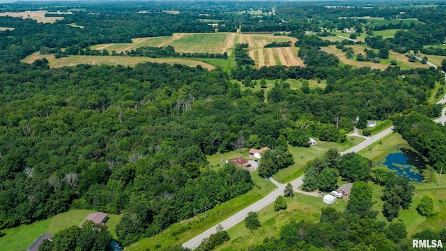 5680 State Route 146 E Highway, Vienna, IL 62995 - aerial view of property and surrounding area with a large body of water and rural landscape