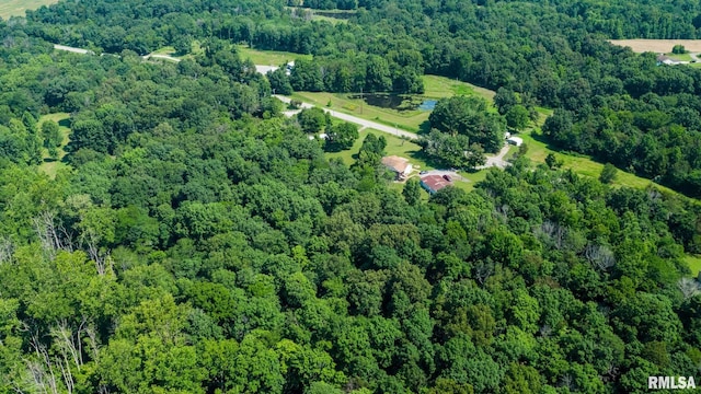 5680 State Route 146 E Highway, Vienna, IL 62995 - aerial view of property and surrounding area featuring a forest